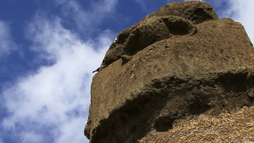 Moai statue close up, Easter Island