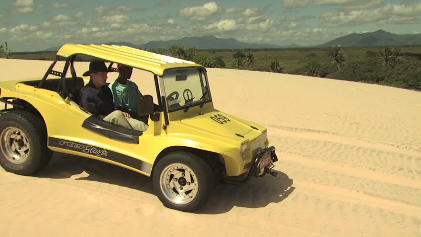 SAND DUNES, BRAZIL - CIRCA 2010: Dune Buggy on the Sand 