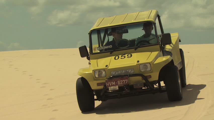 SAND DUNES, BRAZIL - CIRCA 2010: Dune Buggy on the Sand 