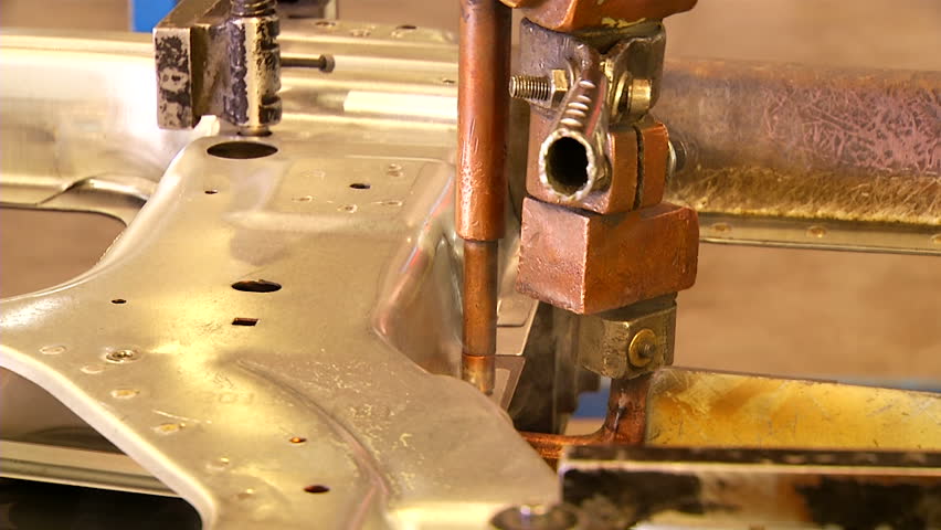 Welding to Steel in Automotive Factory