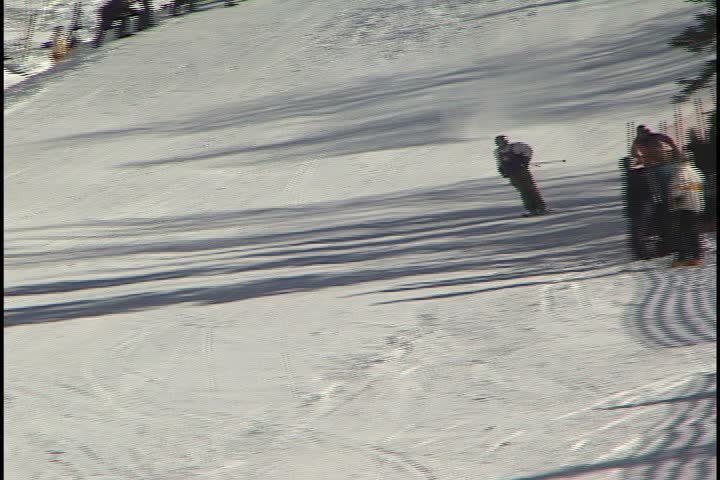 Snowbird, UT - January 2000: "Huckfest" skiing big air contest.