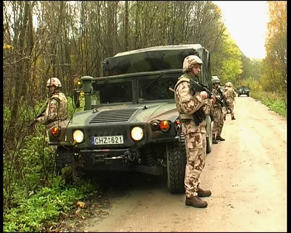 22 Oct., 2008, Baltika, the soldiers are preparing for the departure of peace keepers in Afghanistan. in the exercises has been involved 200 soldiers.