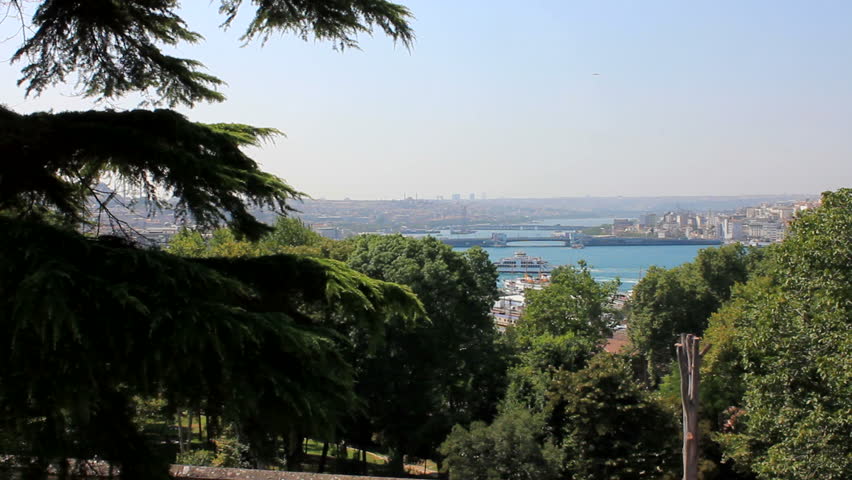 The Golden Horn is an inlet of the Bosphorus dividing the city of Istanbul and forming the natural harbor that has sheltered Greek, Roman, Byzantine, Ottoman and other ships for thousands of years