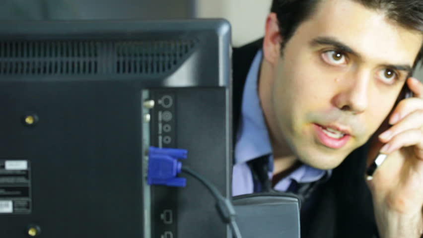friendly tech support, or technology business concept.