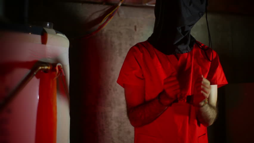 kidnapped or Guantanamo bay concept.
