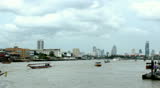 Timelapse of Chao Phraya River Bangkok thailand
