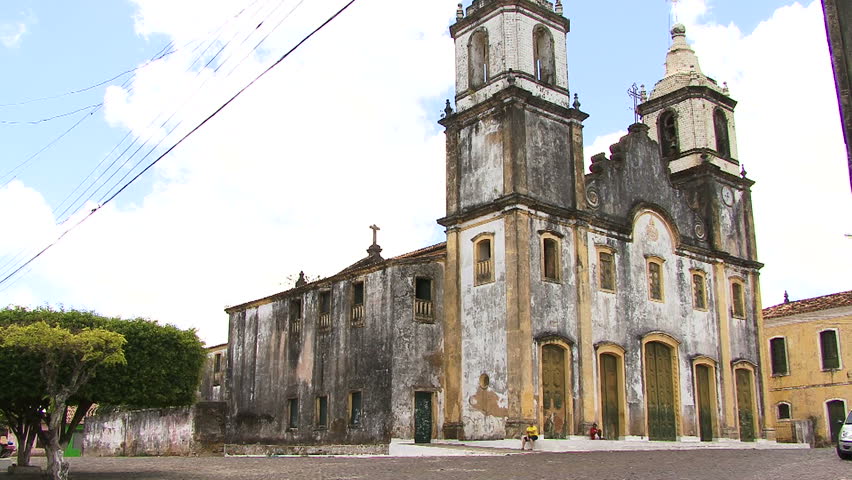 ARACAJU - CIRCA MARCH 2008: Church in Sao Criatovao, Brazil.