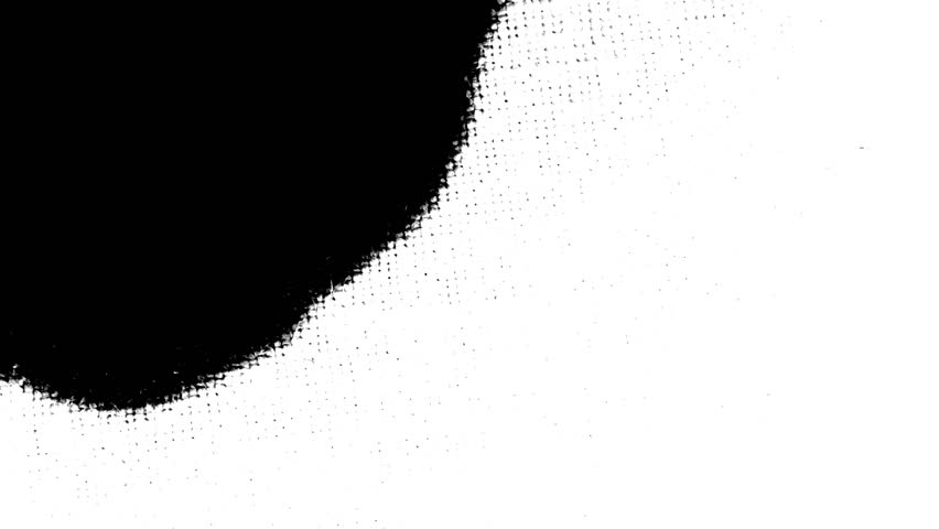 Fabric absorbs Ink paint. Macro. 