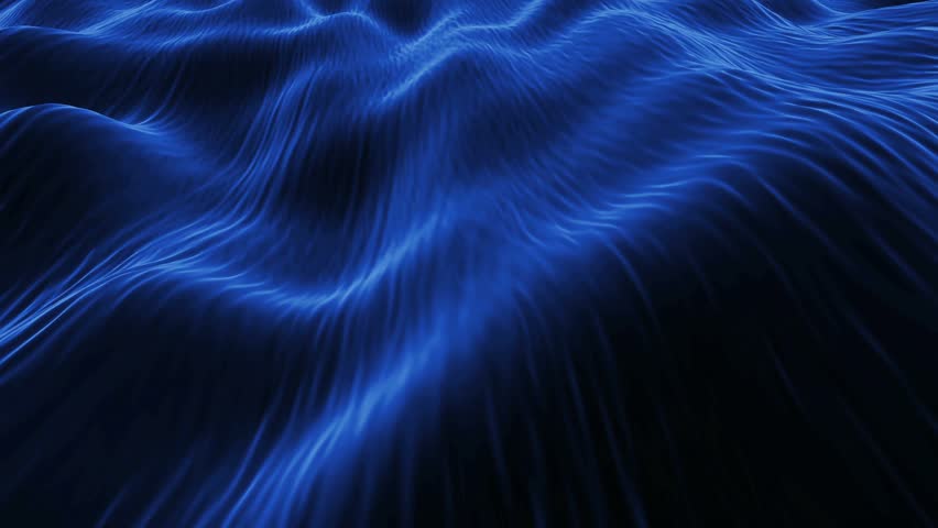HD - Motion 291: Abstract fluid forms pulse, ripple and flow (Loop).