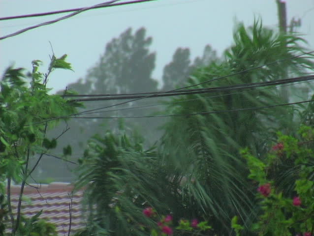 Hurricane Katrina arrives as a category one in Miami Florida