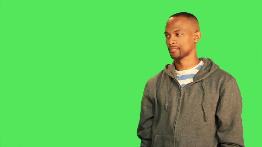 male making hand gestures