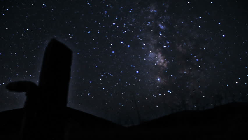 Perseids Meteor Shower and Milky Way Time Lapse