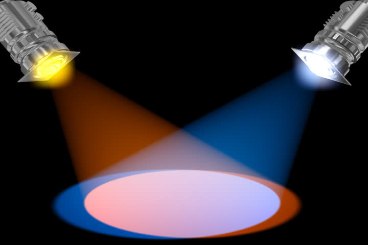 animated colorful reflectors