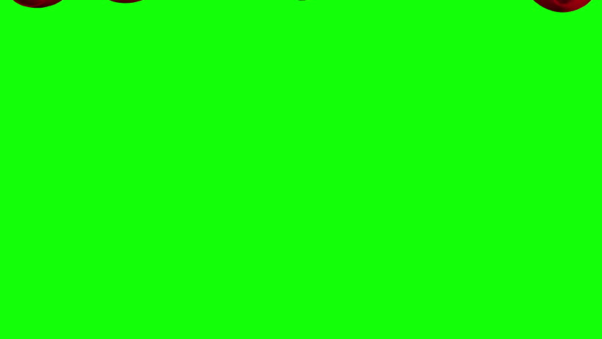 Red theater curtain. High quality computer animation.