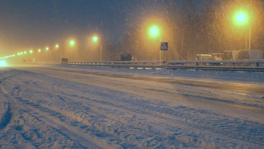 Winter traffic