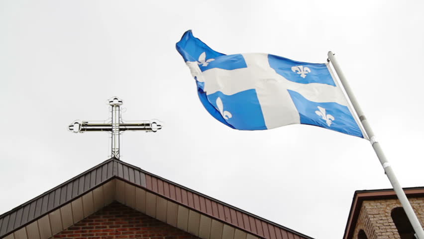 Quebec Flag and Religion
