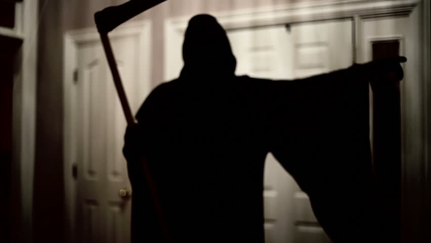 Grim reaper or angel of death