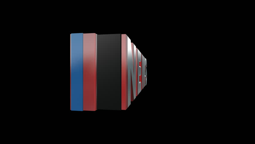 News Intro 3D transition With Alpha Channel