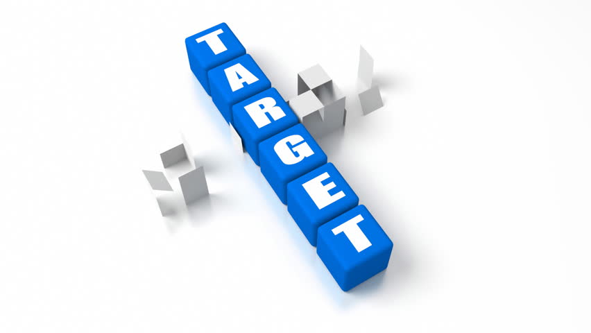Target Market crosswords. Part of a business concepts series.