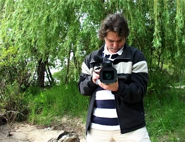 cameraman on nature