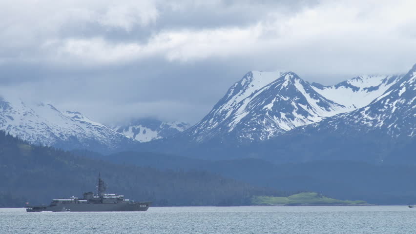 HOMER, AK - CIRCA 2011: The Japanese fleet visits Kachemak Bay
