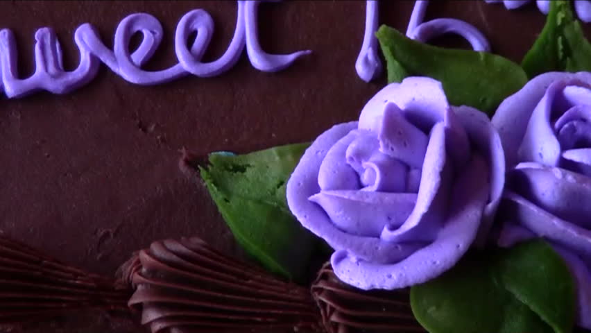 Sweet sixteen birthday cake 