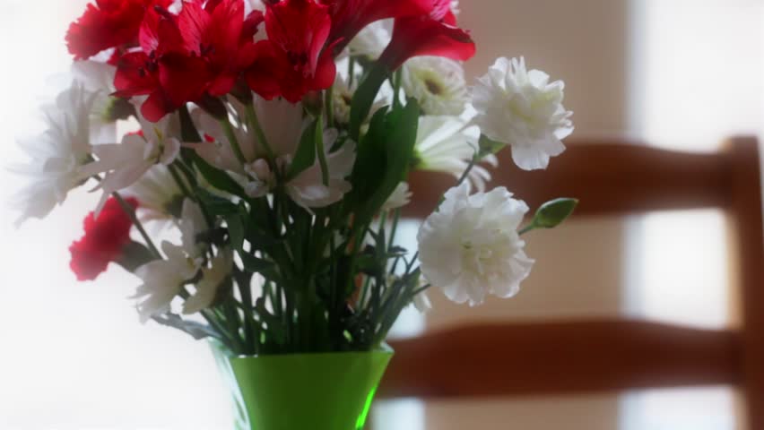 Flower Bouquet on Table