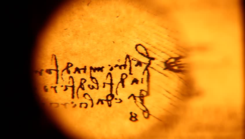 Leonardo's Da Vinci engineering drawing from 1503