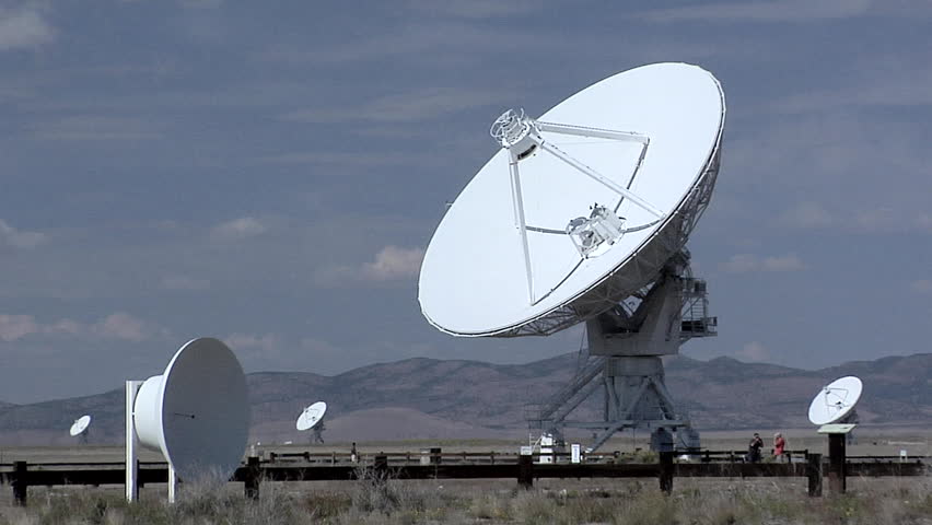 Radio Antennas at the Very Large Array of the National Radio Astronomy Observatories, Datil, New Mexico