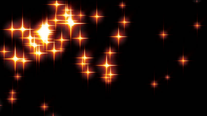 Red and yellow stars shining