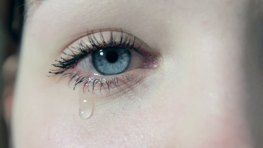 Sad Eyes With Tears