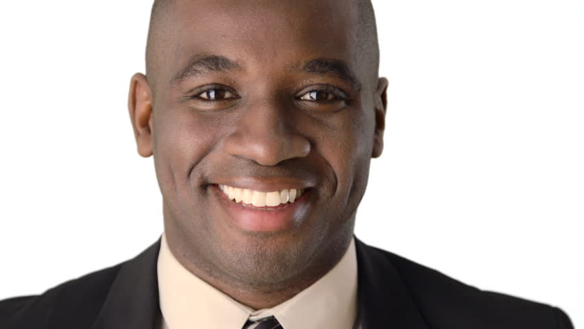 Close up of smiling African American Businessman