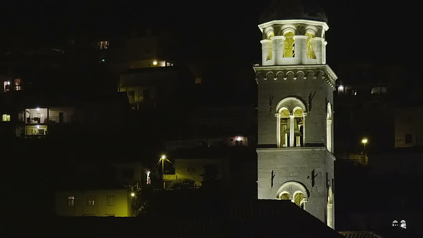 The Dominican Monastery with bell tower in Dubrovnik, Croatia
