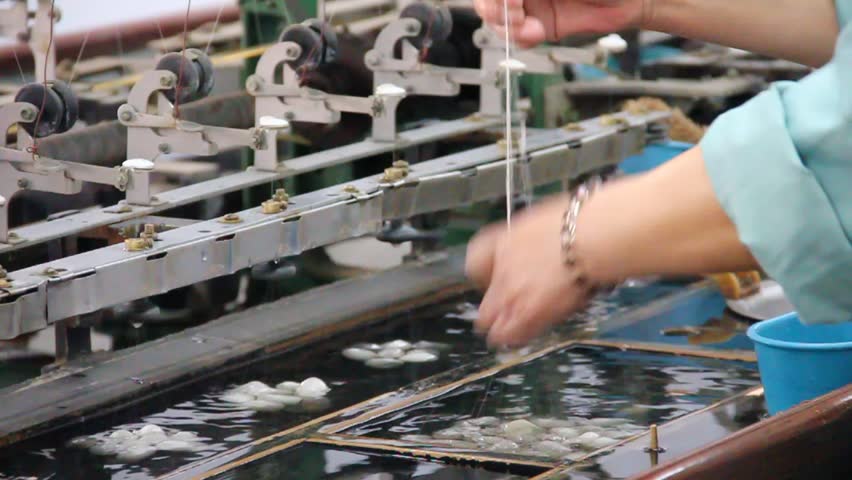Silk factory
