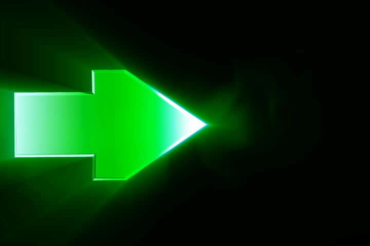Digital footage of sign and symbols with arrow mark	