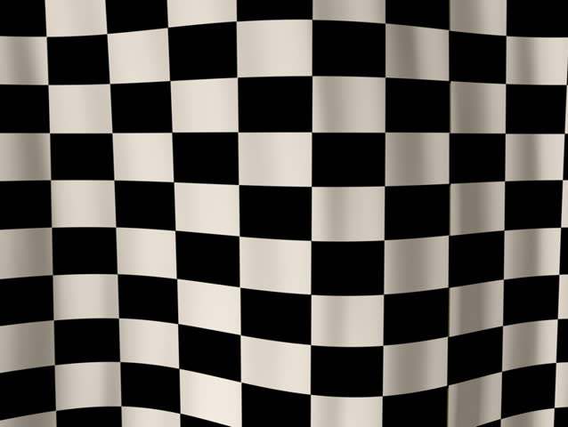 Looping checkered flag animation NTSC