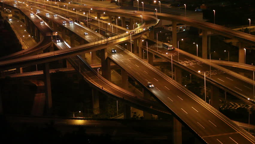 China Shenzhen, Yantian port overpass