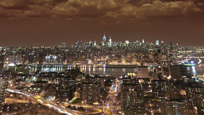 New York City motion tracking timelapse 