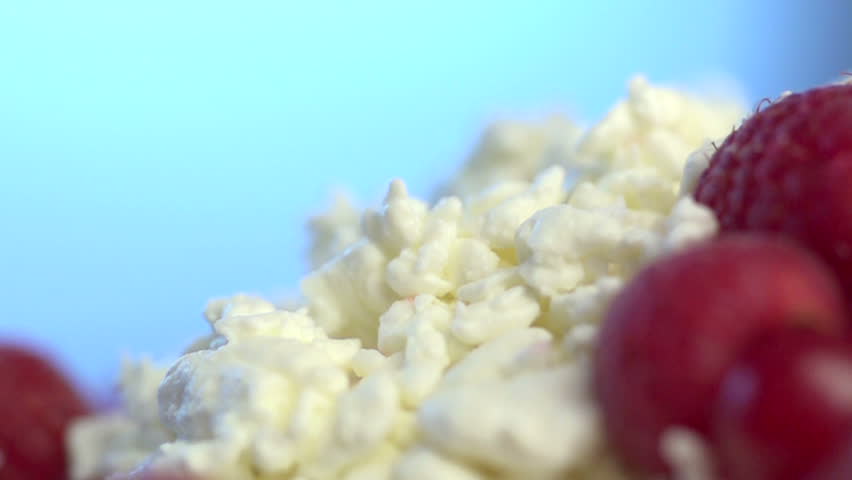 raspberries and cheese curds
