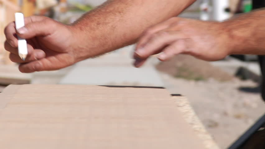 marking lumber for cutting