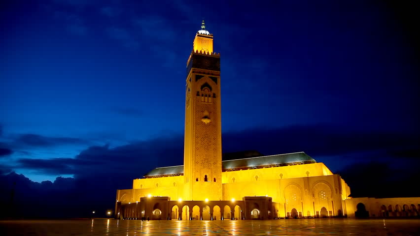Hassan II Mosque in Casablanca. Morocco, Africa
