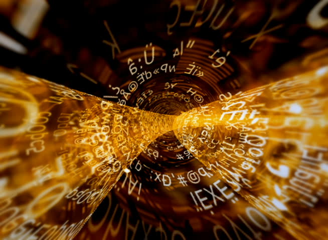 PAL - Motion 772: Streaming digital data forms (Loop).