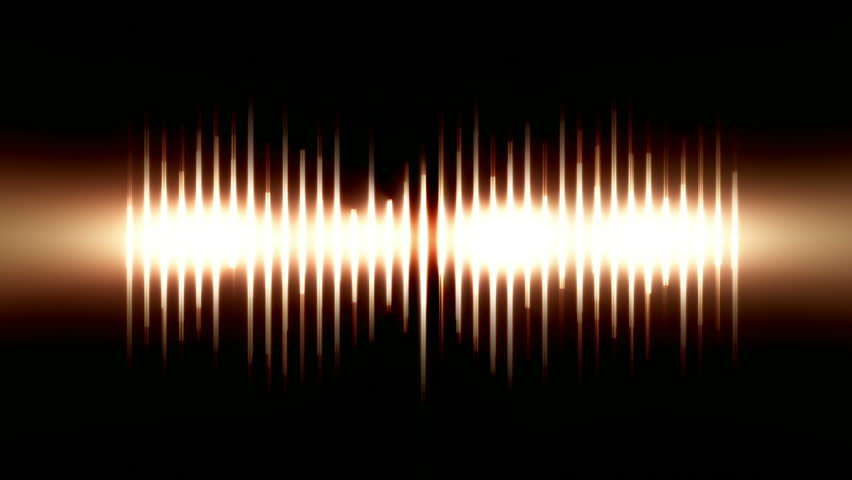 Dynamic Light Waves, Bright lines of light reacting to sound like a sound spectrum analyzer 