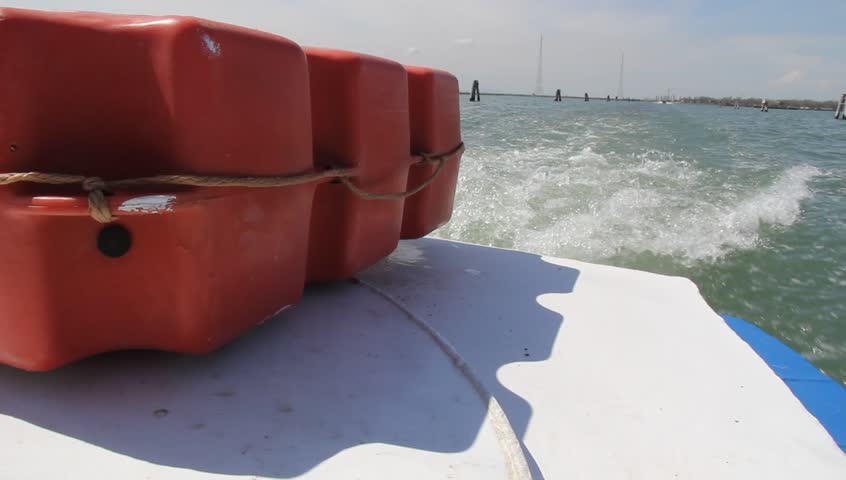 motorboat wake