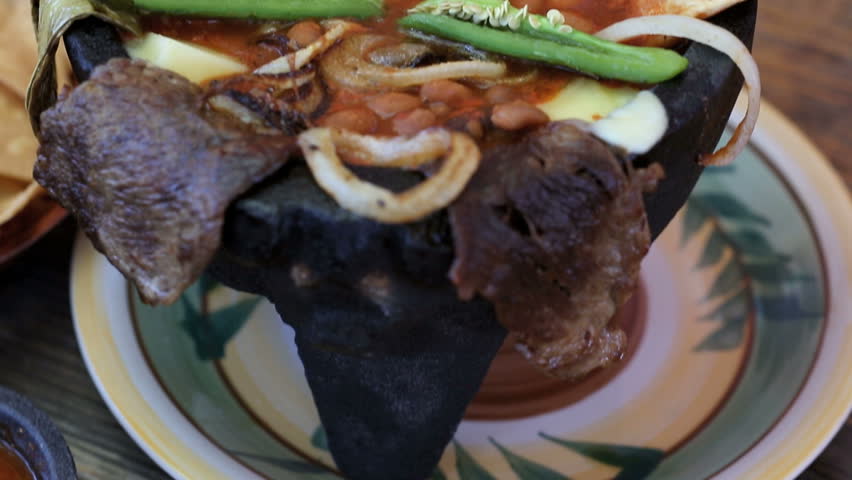 Molcajete gourmet food