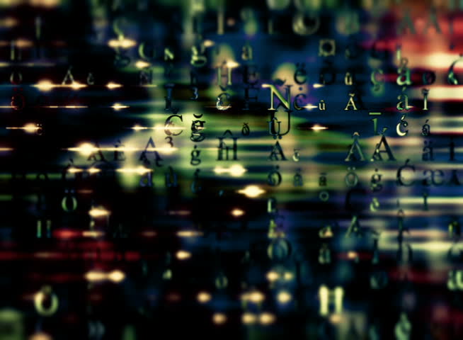 PAL - Motion 823: Streaming digital data (Loop).
