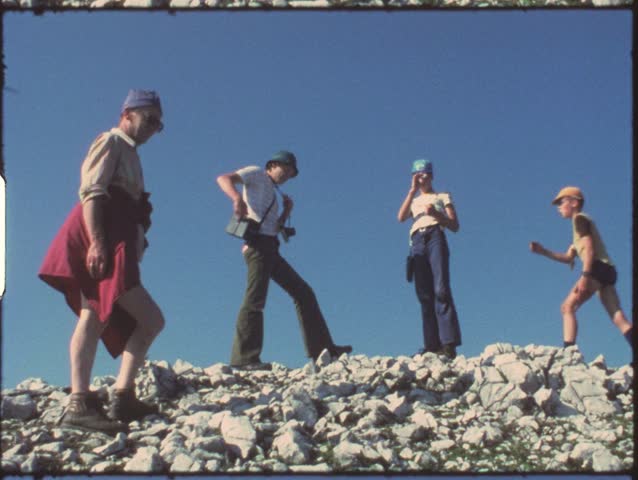 Vintage 8mm film: Familiy vacation, Alps, Germany, 1970s