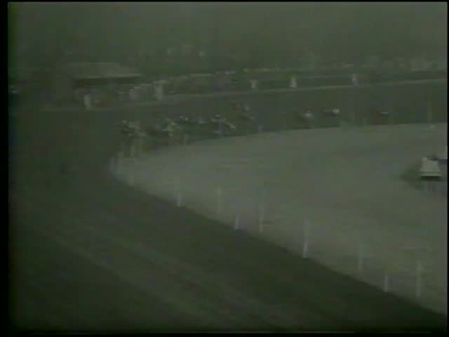 "Patara" loses its driver and crashes the fence during Prix d'AmÃ©rique harness race at theÂ VincennesÂ hippodrome inÂ Paris circa 1964-MGM PICTURES, UNIVERSAL-INTERNATIONAL NEWSREEL, USA, filmed in 1964