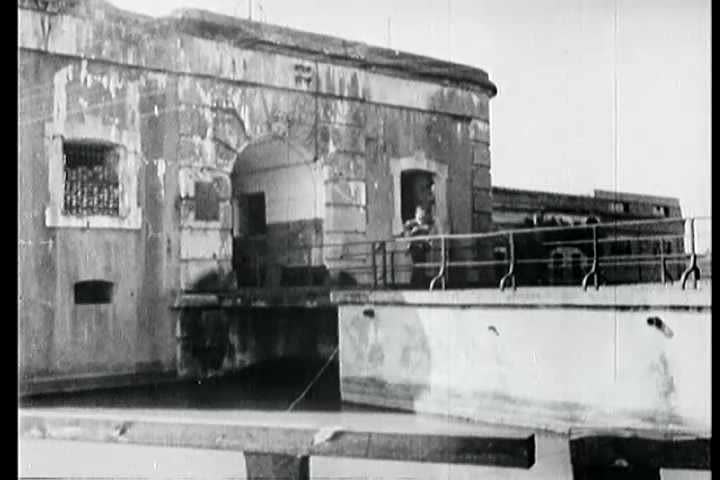 1940s - Footage of Breendonck Nazi Concentration Camp victims.