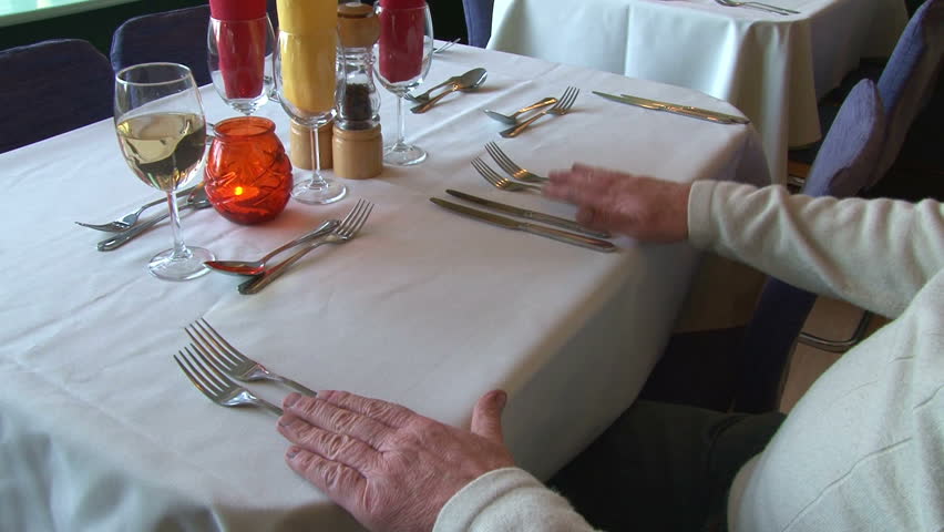 A steak dinner served to a customer in a restaurant.